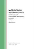 Meldebehörden und Namensrecht