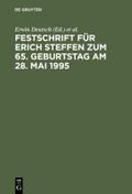 Festschrift für Erich Steffen zum 65.Geburtstag am 28.Mai 1995