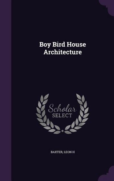 Boy Bird House Architecture