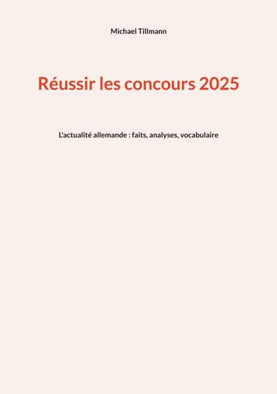 Réussir les concours 2025