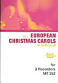 Europäische Weihnachtsliederfür 3 Blockflöten (SSA)