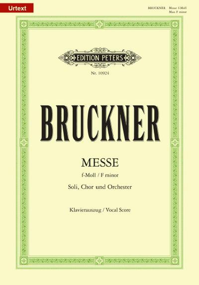 Mass in F Minor (vocal score)