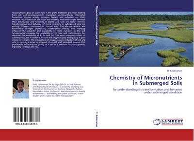 Chemistry of Micronutrients in Submerged Soils