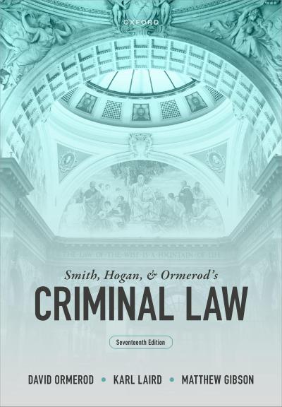 Smith, Hogan, and Ormerod’s Criminal Law