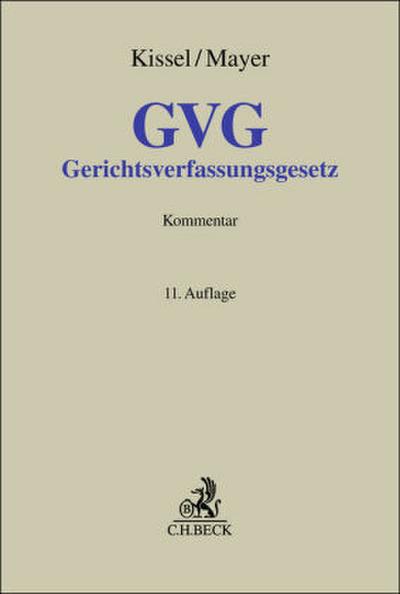 Gerichtsverfassungsgesetz. GVG