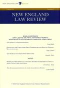 New England Law Review: Volume 50, Number 2 - Winter 2016