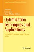 Optimization Techniques and Applications
