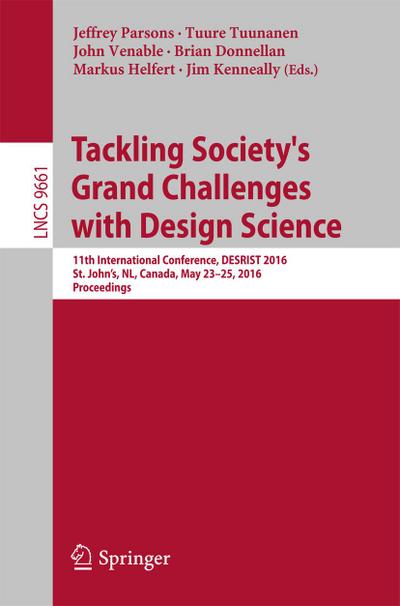 Tackling Society’s Grand Challenges with Design Science