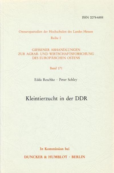 Kleintierzucht in der DDR.