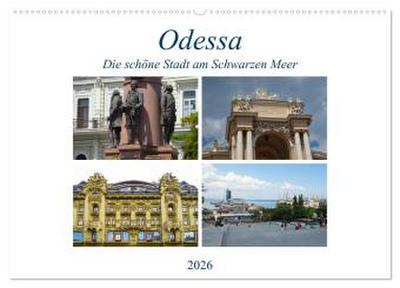 Odessa- Die schöne Stadt am Schwarzen Meer (Wandkalender 2026 DIN A2 quer), CALVENDO Monatskalender