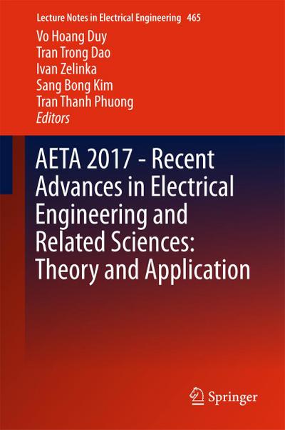 AETA 2017 - Recent Advances in Electrical Engineering and Related Sciences: Theory and Application