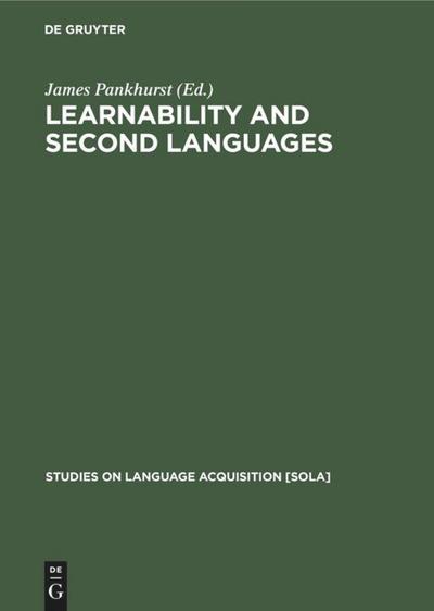 Learnability and second languages