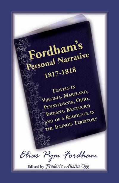 Fordham’s Personal Narrative, 1817-1818