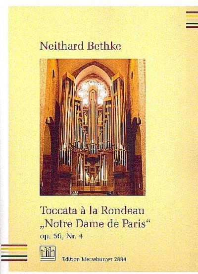 Toccata à la rondeau Notre Dame de Paris op.56,4für Orgel