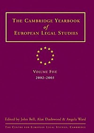 Cambridge Yearbook of European Legal Studies  Vol 5, 2002-2003