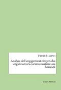 Analyse de l’engagement citoyen des organisateurs communautaires au Burundi