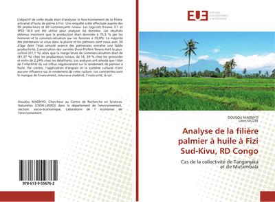 Analyse de la filière palmier à huile à Fizi Sud-Kivu, RD Congo