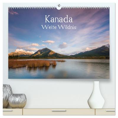 Kanada - Weite Wildnis (hochwertiger Premium Wandkalender 2024 DIN A2 quer), Kunstdruck in Hochglanz