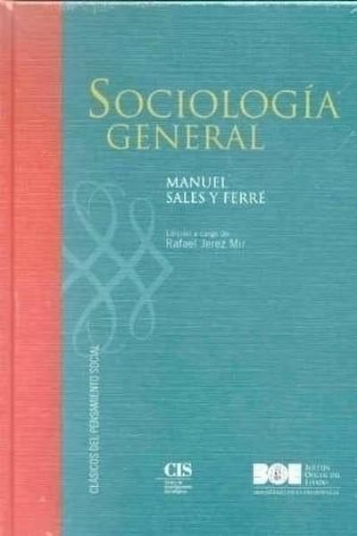 Sales Ferré, M: Sociología general