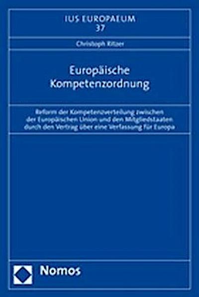 Europäische Kompetenzordnung