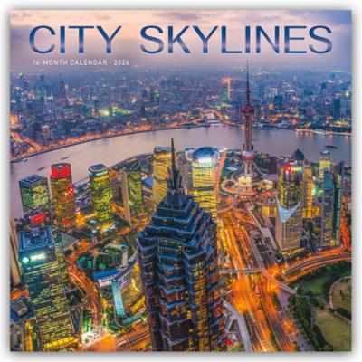 City Skylines - Stadtsilhouetten 2026 - Wand-Kalender