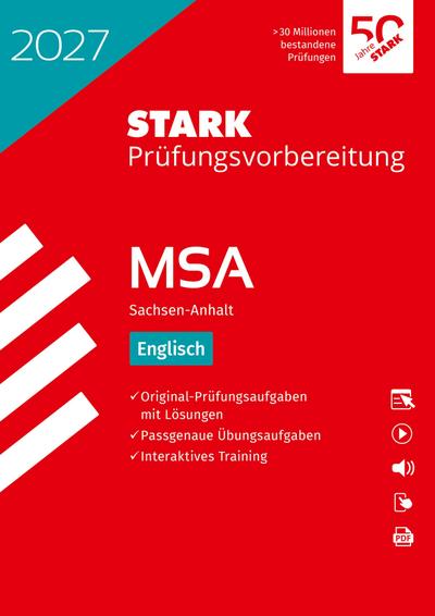 STARK Englisch - MSA (Mittlerer Schulabschluss) 2027 Sachsen-Anhalt - Prüfungsvorbereitung