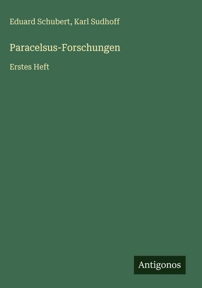 Paracelsus-Forschungen