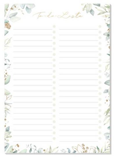 paper & you Block A5 To do [Blattgold] EM