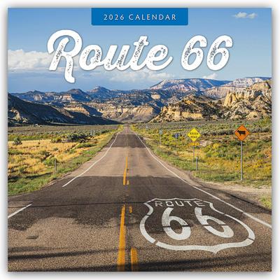 Route 66 2026 Square Wall Calendar