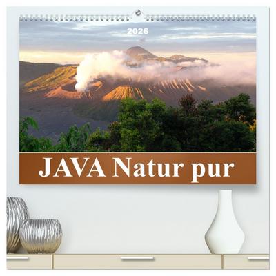 JAVA Natur pur (hochwertiger Premium Wandkalender 2026 DIN A2 quer), Kunstdruck in Hochglanz