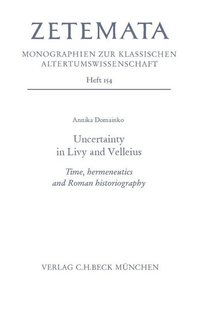 Uncertainty in Livy and Velleius