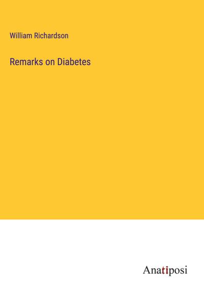 Remarks on Diabetes
