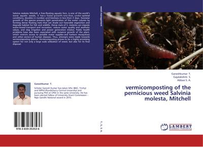 vermicomposting of the pernicious weed Salvinia molesta, Mitchell