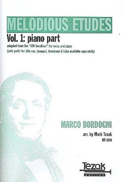 Melodious Etudes vol.1 for trombone and piano