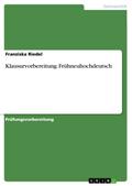 Klausurvorbereitung. Frühneuhochdeutsch