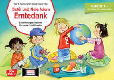 Betül und Nele feiern Erntedank