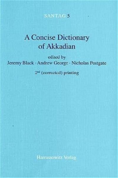 A Concise Dictionary of Akkadian - Jeremy Black