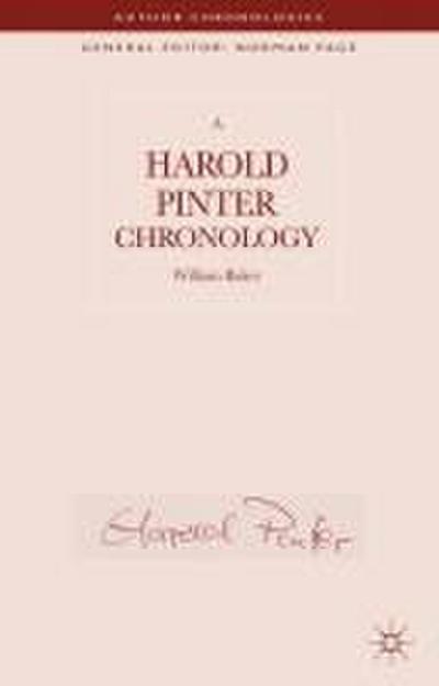 A Harold Pinter Chronology