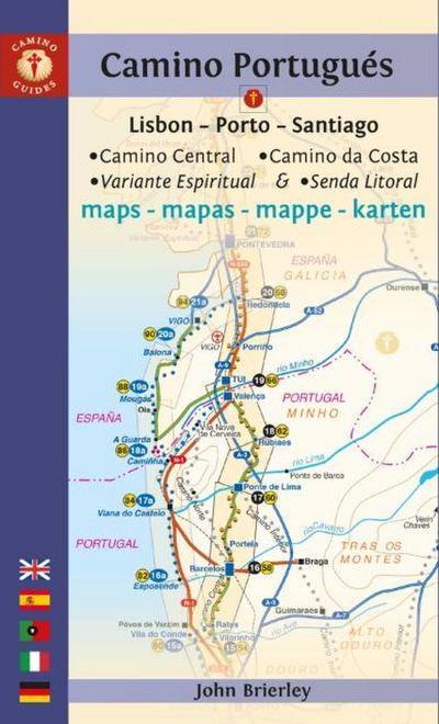 Brierley, J: Camino Portugues Maps
