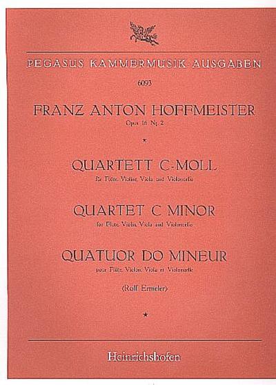 Quartett c-Moll op.16,2für Flöte und Streichtrio