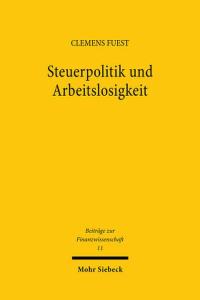Steuerpolitik und Arbeitslosigkeit