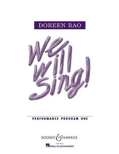We Will Sing!: Performance Program One