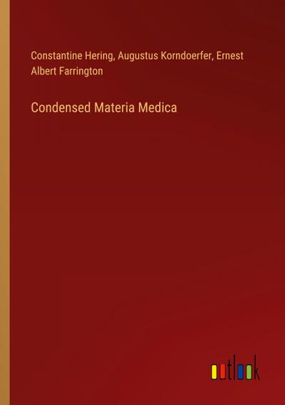 Condensed Materia Medica