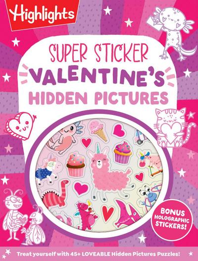 Super Sticker Valentine’s Hidden Pictures