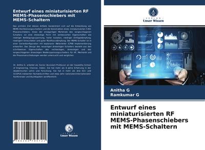 Entwurf eines miniaturisierten RF MEMS-Phasenschiebers mit MEMS-Schaltern
