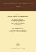 Eine Untersuchung der kreditwirtschaftlichen Versorgung der Regionen in Nordrhein-Westfalen