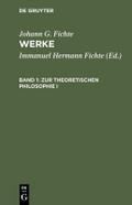 Zur theoretischen Philosophie I
