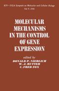 Molecular Mechanisms in the Control of Gene Expression