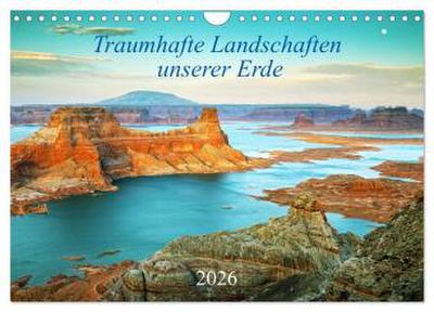 Traumhafte Landschaften unserer Erde (Wandkalender 2026 DIN A4 quer), CALVENDO Monatskalender
