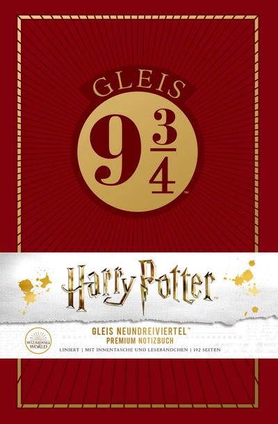 Harry Potter: Gleis 9 3/4 Premium-Notizbuch